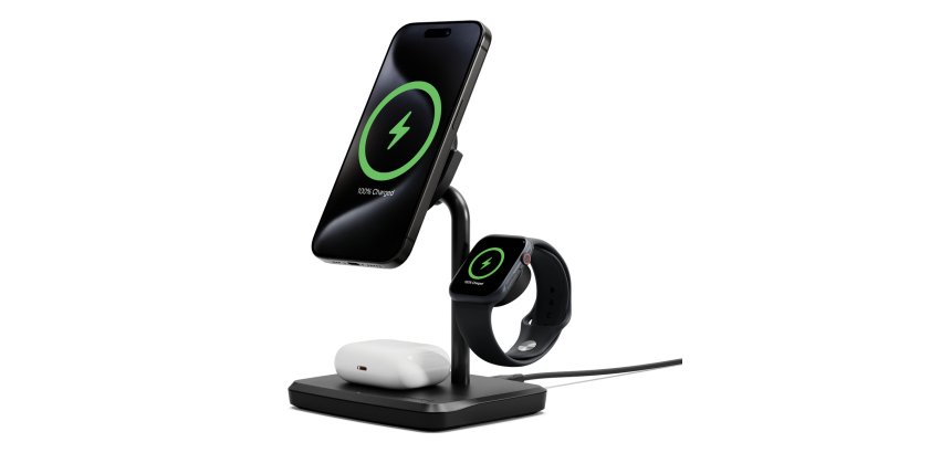 Cygnett CY5100BUNCP mobile device charger Headphones, Headset, Smartphone, Smartwatch Black USB Wireless charging Fast charging Indoor