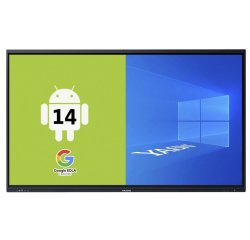 YASHI LY8622 visualizzatore di messaggi Pannello piatto per segnaletica digitale 2,18 m (86") LCD Wi-Fi 560 cd/m² 4K Ultra HD Nero Touch screen Processore integrato Android 14