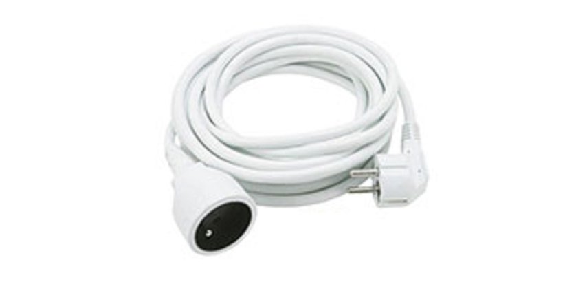 DLH Rallonge electrique prise secteur (NF) longueur 5 metres
