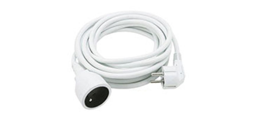 DLH Rallonge electrique prise secteur (NF) longueur 5 metres