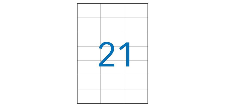 Etiquette adresse multi-usage recyclée 70 x 42,4 mm Agipa - Boîte de 2100