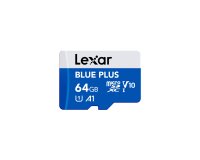 Carte mémoire micro SD Lexar Blue Plus 64 Go UHS-I