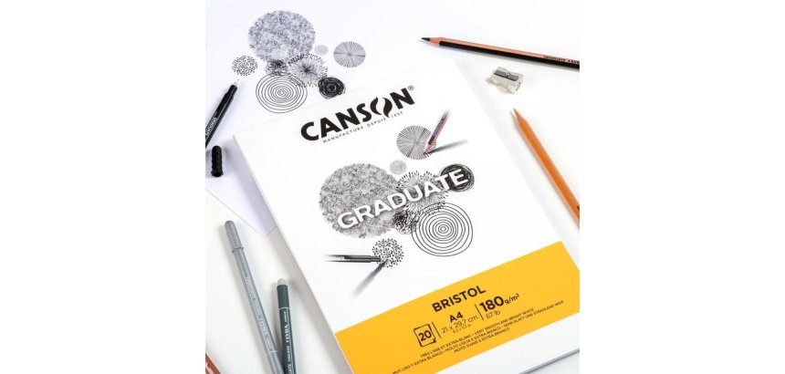 Canson Graduate Bristol Foglio d'arte 20 fogli