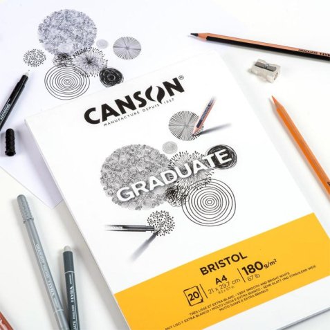Canson Graduate Bristol Art paper 20 sheets