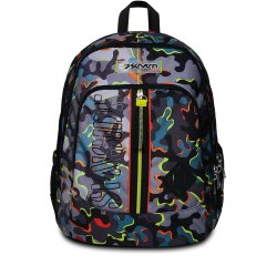 Seven 200102324-428 zaino Zaino scolastico Multicolore Poliestere