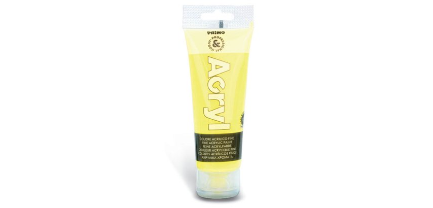 Colori Acryl - 75ml - giallo fluo - Primo