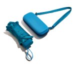 Muitomas UMBRCASEBL paraguas Azul Metal Poliéster Compacto