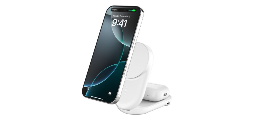 Belkin Qi2 Fitness tracker, Casques, Smartphone, Smartwatch Blanc USB Recharge sans fil Charge rapide Intérieure