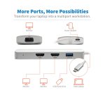 Tripp Lite U442-DOCK12-S station d'accueil USB 3.2 Gen 2 (3.1 Gen 2) Type-C Argent