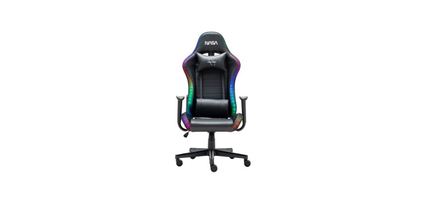 NASA PI047 silla para videojuegos Asiento (de seguridad) de butaca Negro