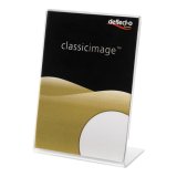 Ardoise inclinée en L, format A7, 74 x 105 mm 480901