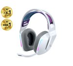 Logitech G 981-000883 auricular y casco Auriculares Inalámbrico Diadema Juego Blanco