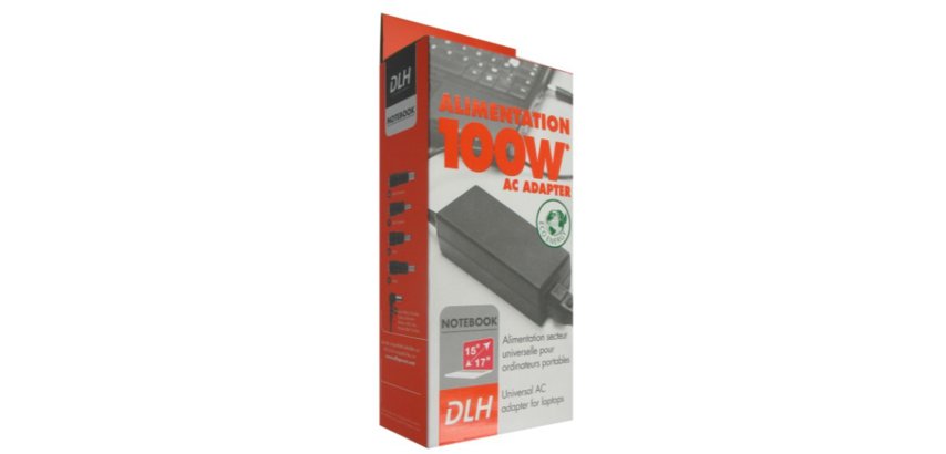 DLH Alimentation secteur universelle 100W pour ordinateur portable