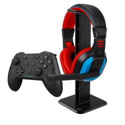 EgoGear SBP30-NS-BK periferica di gioco Nero, Blu, Rosso Bluetooth Gamepad + cuffie Digitale Nintendo Switch OLED, PC, Playstation 3