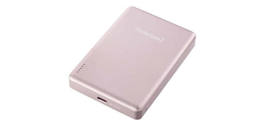 Intenso MW10000 Lithium-Polymeer (LiPo) 10000 mAh Draadloos opladen Roze