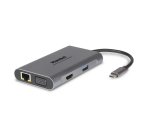 Hamlet HDKC-PD400V replicatore di porte e docking station per laptop Cablato USB 3.2 Gen 1 (3.1 Gen 1) Type-C Grigio
