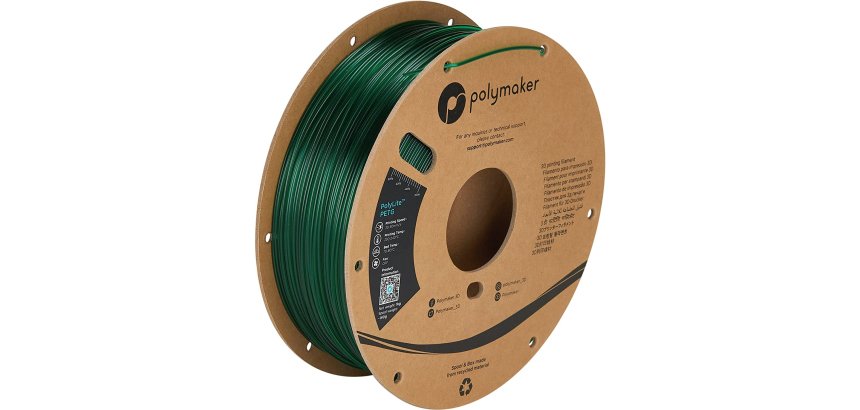 Polymaker PB01033 3D-printmateriaal Polyethyleentereftalaatglycol (PETG) Groen, Doorschijnend 1 kg