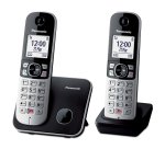 Panasonic KX-TG6852JTB telephone DECT telephone Caller ID Black, Grey