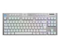 Logitech G G915 X LIGHTSPEED clavier Gaming USB + RF Wireless + Bluetooth AZERTY Français Blanc