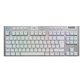 Clavier Logitech sans fil ultra-plat G915 X LIGHTSPEED TKL, GL Brown Tactile - PC/Mac - Blanc