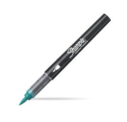 Marqueur sharpie creatif pointe pinceau trait min      1,2mm encre acrylique coloris vert emeraude