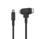 HYPER HyperJuice câble USB USB 2.0 1,5 m USB C USB C/Lightning Noir