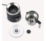 Severin SM 3585 montalatte e scaldalatte Nero, Argento
