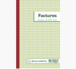 Manifold facture autocopiant 21 x 13,5 cm 50 feuillets triple exemplaires