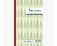 Manifold facture autocopiant 21 x 13,5 cm 50 feuillets triple exemplaires