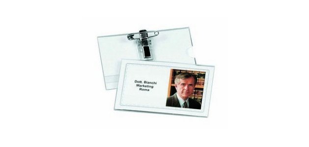Lebez 31-090-B identity badge/badge holder PVC 50 pc(s)