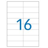 Etiquettes adresses multi-usages recyclées 105 x 35 mm Agipa - Boîte de 1600