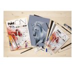 Paint'ON n°6 bloc collé 24F A5 250g assorti 6x4F - Assortiment