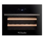 LA SOMMELIERE Cave à vin encastrable de service LSBI28B, 28 bouteilles, Niche de 45 cm,