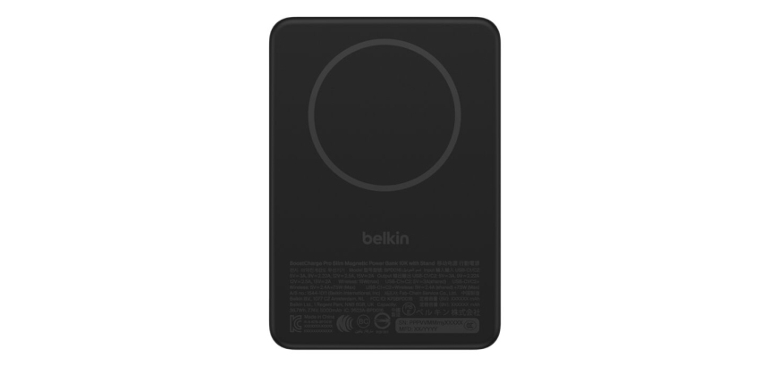 Belkin BPD016HQBK banque d'alimentation électrique 5000 mAh Recharge sans fil Noir