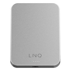 LINQ LQWP052 banque d'alimentation électrique 5000 mAh Recharge sans fil Argent