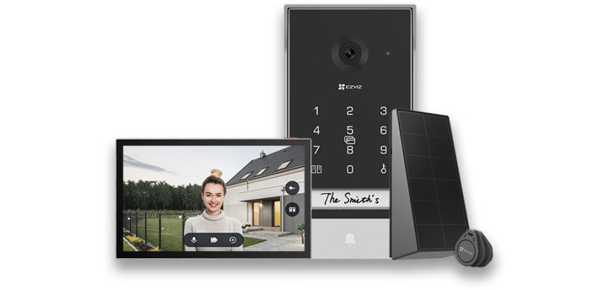 EZVIZ EP7 système vidéophone 17,8 cm (7") Noir, Argent