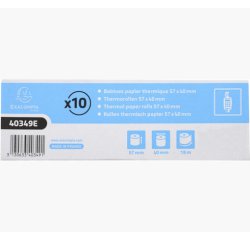 Bobines Exacompta 40349E - l 100 mm - paquet de 10