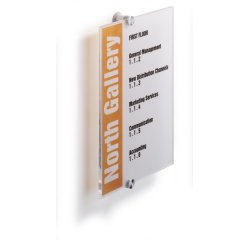 Durable Crystal Sign A4 Transparent