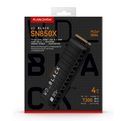 SanDisk WD_BLACK SN850X NVMe 4 TB M.2 PCI Express 4.0
