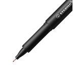 Stylo-feutre stabilo driver pointe fine trait 0,4mm encre rouge