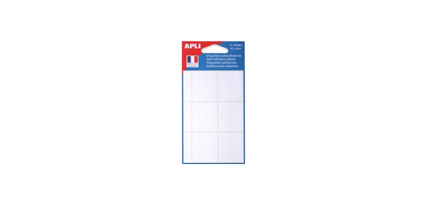 Etiquette multi-usage, 32 x 38 mm, blanc
