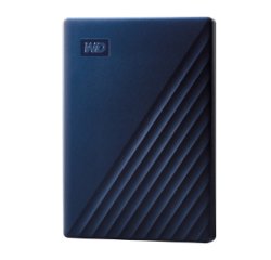 Western Digital My Passport for Mac externe harde schijf 5 TB USB Type-A / USB Type-C 3.2 Gen 1 (3.1 Gen 1) Blauw