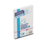 Enveloppe gpv vélin blanc 90g c6 114x162mm adhésive fond gris paquet 25 unités