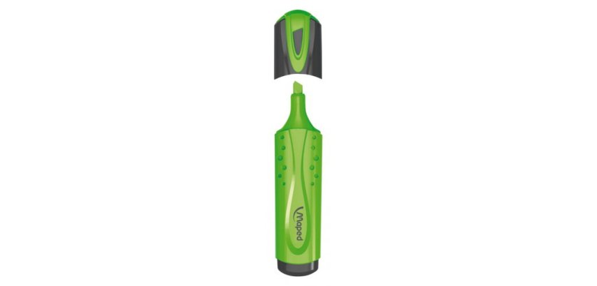 Surligneur fluo pep's classic maped coloris vert