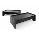 Tiroir durable support moniteur effect grande        capacite coloris anthracite