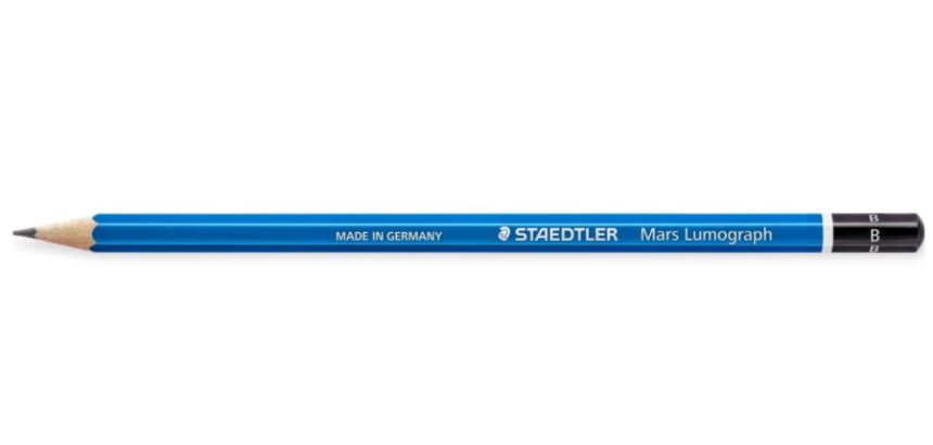 Crayon graphite staedtler mars lumograph 100 b hexagonal