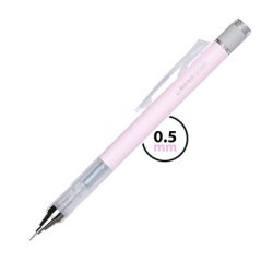 Porte-mines tombow monograph 0,5mm rechargeable gomme      telescopique interchangeable  coloris corps rose