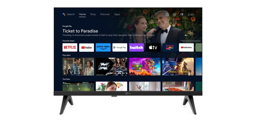 TELE System TS22FHD SMG14 12V 55.9 cm (22") Full HD Smart TV Wi-Fi Black 180 cd/m²