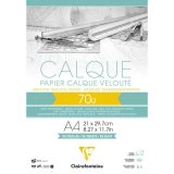 Papier Calque bloc collé 50F A4 70/75g