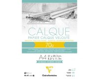 Papier Calque bloc collé 50F A4 70/75g